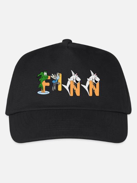 Finn - Kinder Basecap - Schwarz