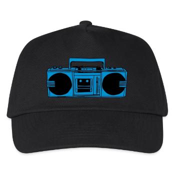 Boombox - Kinder Basecap - Schwarz - Vorne