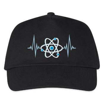 Impulsion de l'atome Heartbeat - Casquette de baseball Enfant - noir - Devant