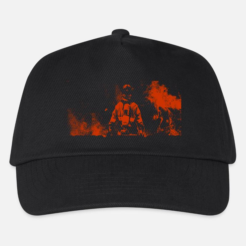 firefighter firefighter - Kids’ Baseball Cap - black