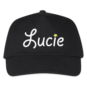 Lucie - Kinder Basecap - Schwarz - Vorne