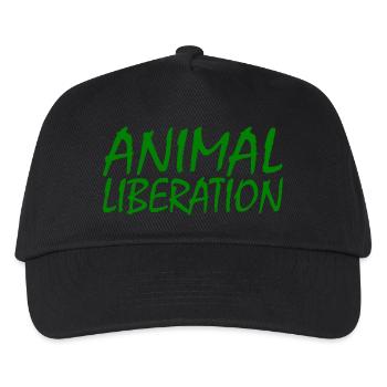 Animal liberation - Kinder Basecap - Schwarz - Vorne