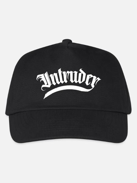 intruder hacker eindringling clan sticker computer - Kinder Basecap - Schwarz