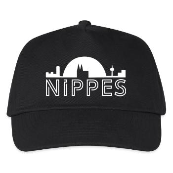 Köln Nippes Veedelstuff - T-Shirts & mehr - Kinder Basecap - Schwarz - Vorne