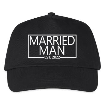 Married Man Est. 2022 - Future Husband Wedding Day - Kids’ Baseball Cap - black - Front