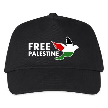 Free palestine - Kinder Basecap - Schwarz - Vorne