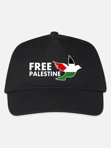 Free palestine - Kinder Basecap - Schwarz