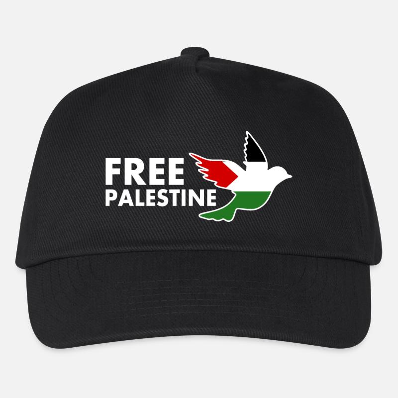 Free palestine - Kinder Basecap - Schwarz