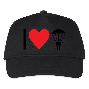 Parachute - Casquette de baseball Enfant - noir - Devant