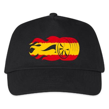 Spain Motorsport Flag - Kids’ Baseball Cap - black - Front