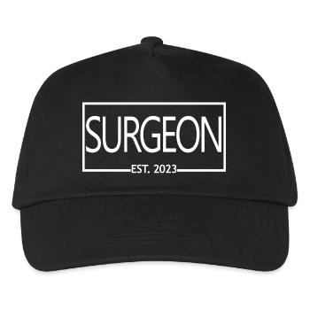 Surgeon Est. 2023 Graduated Surgeon Doctor Student - Kids’ Baseball Cap - black - Front