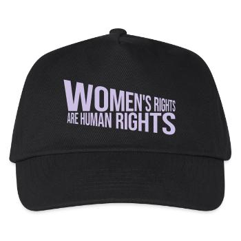 womens rights Feminist Zitat - Kinder Basecap - Schwarz - Vorne
