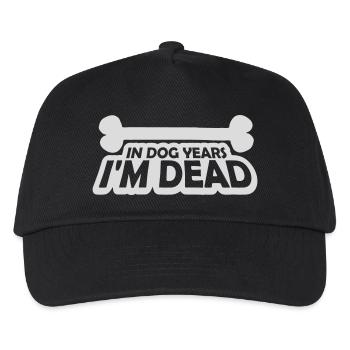in dog years Dead - Kids’ Baseball Cap - black - Front