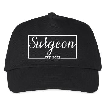 Surgeon Est. 2023 Graduated Surgeon Doctor Student - Kids’ Baseball Cap - black - Front