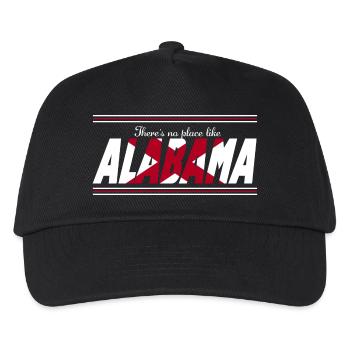 Es gibt keinen Ort wie Alabama - Kinder Basecap - Schwarz - Vorne