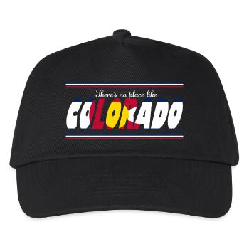 Colorado: Kein Ort wie Colorado - Kinder Basecap - Schwarz - Vorne