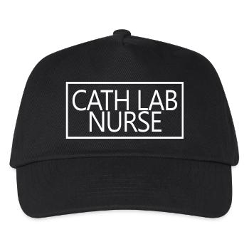 Cath Lab Krankenschwester stolze Krankenpflegeschülerin - Kinder Basecap - Schwarz - Vorne