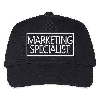 Spécialiste en marketing Fière diplômée en marketing - Casquette de baseball Enfant - noir - Devant