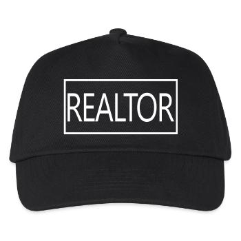 Immobilienmakler Stolzer graduierter Immobilienstudent - Kinder Basecap - Schwarz - Vorne