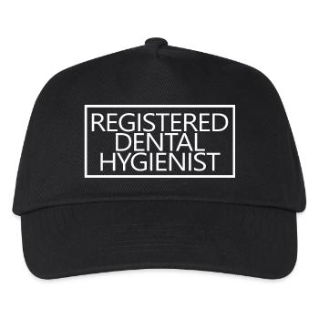 Hygiéniste dentaire enregistrée fière étudiante RDH - Casquette de baseball Enfant - noir - Devant
