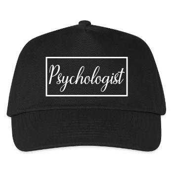 Psychologe stolzer Psychologiestudent - Kinder Basecap - Schwarz - Vorne