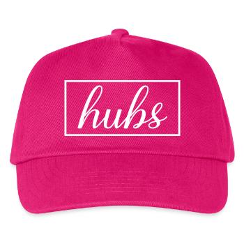 Hubs Matching Engagement Wedding Honeymoon - Kids’ Baseball Cap - fuchsia - Front