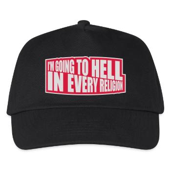 in going to hell - Kids’ Baseball Cap - black - Front