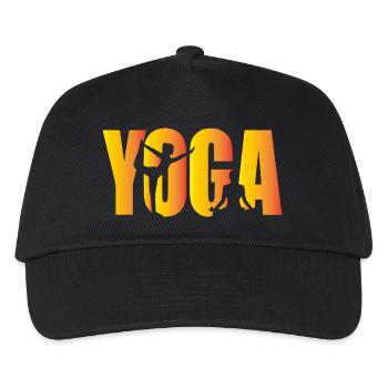 Yoga - Kids’ Baseball Cap - black - Front