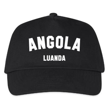 LUANDA, Angola - Kinder Basecap - Schwarz - Vorne