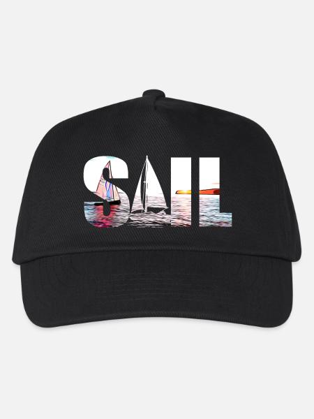 SAIL - Kids’ Baseball Cap - black