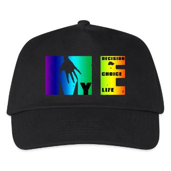Manifeste de moi: choix, décision, vie - Casquette de baseball Enfant - noir - Devant