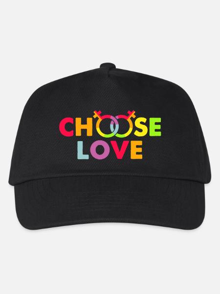 LGBT, Regenbogen, schwul - Kinder Basecap - Schwarz
