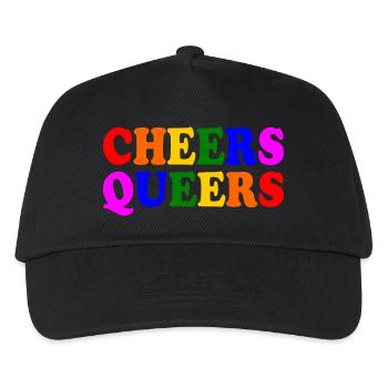 Cheers queers - Kids’ Baseball Cap - black - Front