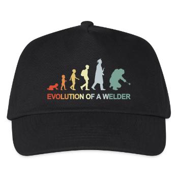 Vintage Welding Evolution - Kids’ Baseball Cap - black - Front