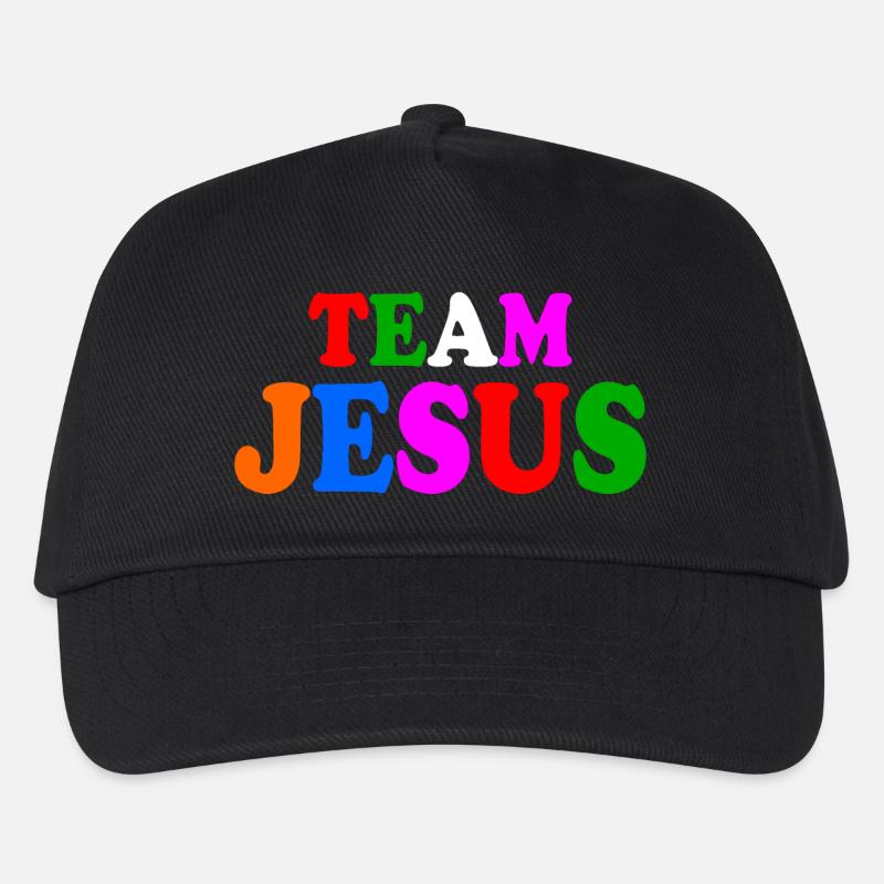 Team jesus - Kids’ Baseball Cap - black