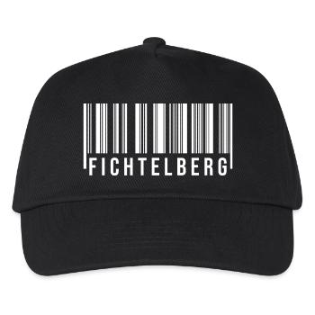 Fichtelberg Erzgebirge - Kinder Basecap - Schwarz - Vorne