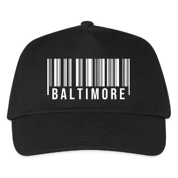 Code-barres Baltimore - Casquette de baseball Enfant - noir - Devant