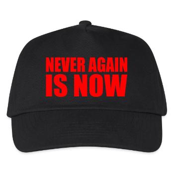 Never again is now - Kids’ Baseball Cap - black - Front