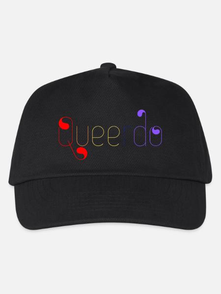 Queerdo - Kinder Basecap - Schwarz