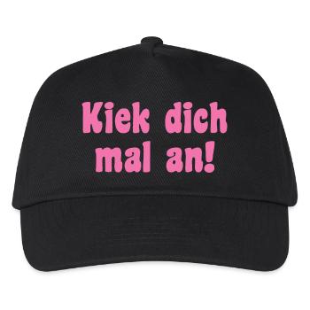 Modell Spruch Berliner - Kinder Basecap - Schwarz - Vorne