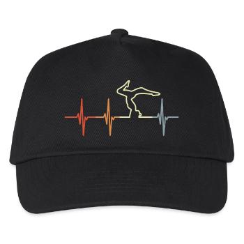 Yoga Heart Palpitations - Kids’ Baseball Cap - black - Front