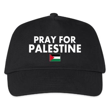 Pray for palestine - Kinder Basecap - Schwarz - Vorne