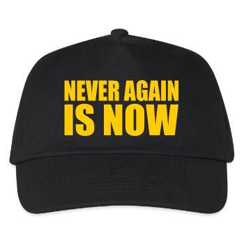 Never again is now - Kids’ Baseball Cap - black - Front