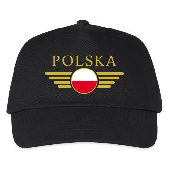 I Love Poland, Elegance Style Design T-Shirt - Kids’ Baseball Cap - black - Front
