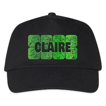 Claire - Casquette de baseball Enfant - noir - Devant