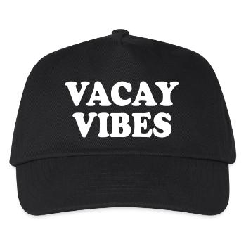 Vacay vibes - Kinder Basecap - Schwarz - Vorne