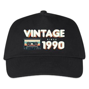 Musique vintage et anniversaire nostalgique - Vintage - Casquette de baseball Enfant - noir - Devant