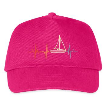 I love sailing - Kids’ Baseball Cap - fuchsia - Front