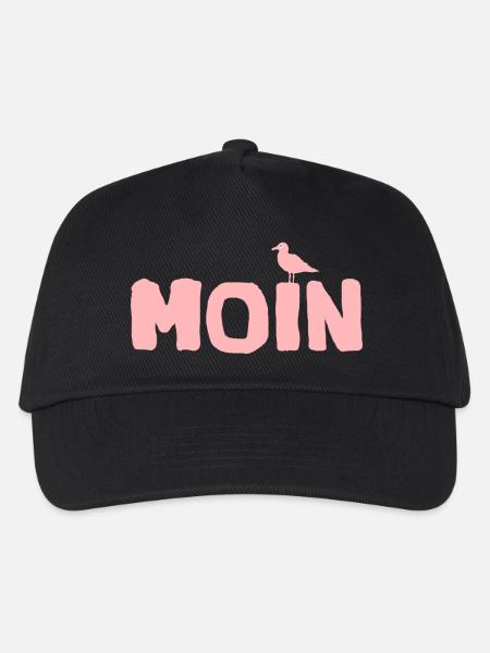 Moin die Möwe local Edition - Kinder Basecap - Schwarz