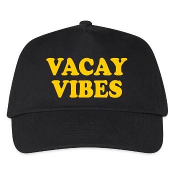 Vacay vibes - Kids’ Baseball Cap - black - Front